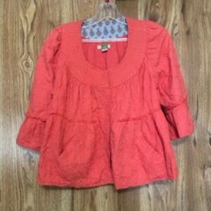 ETT Twa by Anthropologie Corral Jacket, Size 8